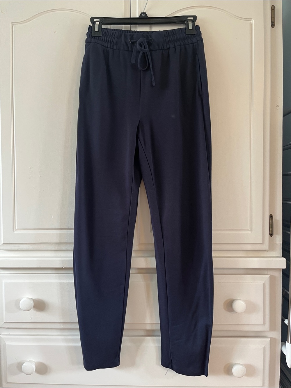 Navy stretchy dress pants Badgley Mischka